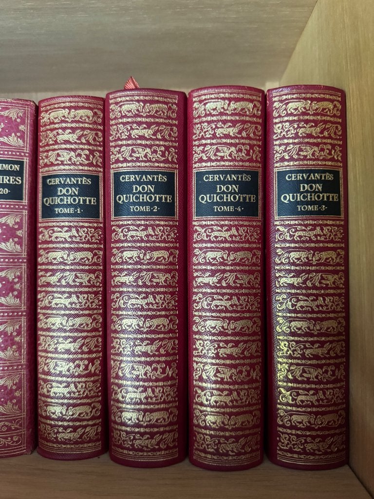 Don Quichotte, Cervantes, 4 delen, leeruitgave Bonnot, Antiek en Kunst, Ophalen