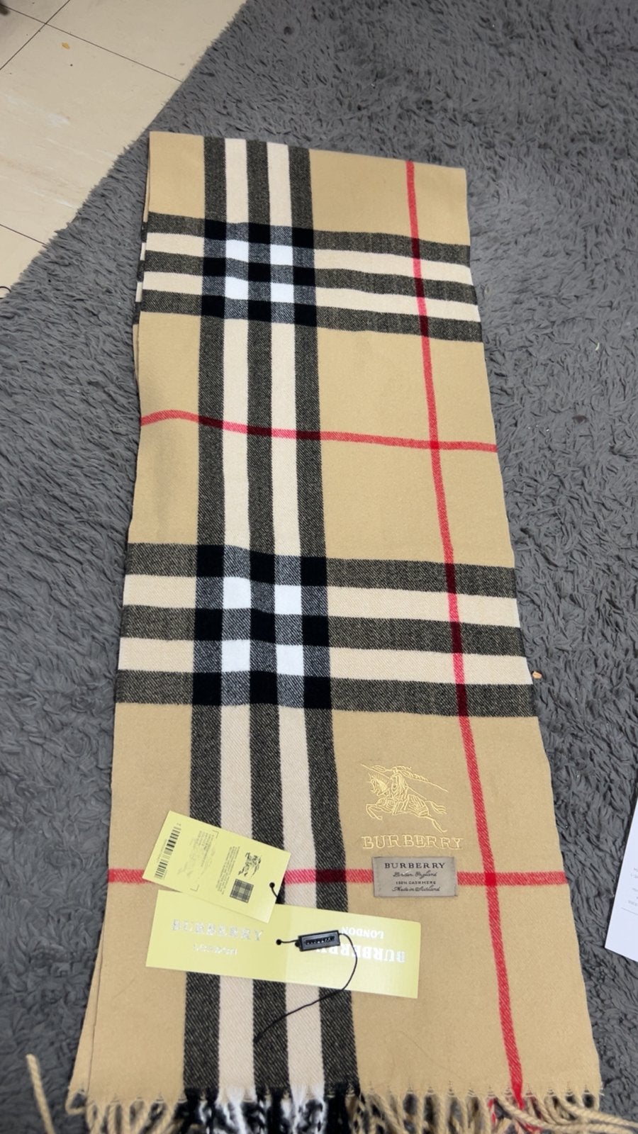 Prachtige Burberry-sjaal, Kleding | Heren, Verzenden, Nieuw, Overige maten, Sjaal