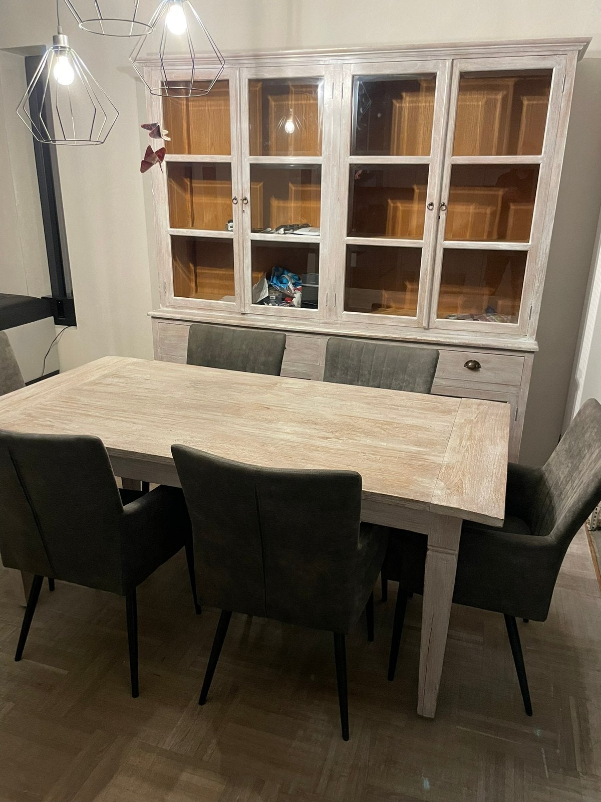 Teak eetkamer, Huis en Inrichting, Ophalen, Zo goed als nieuw