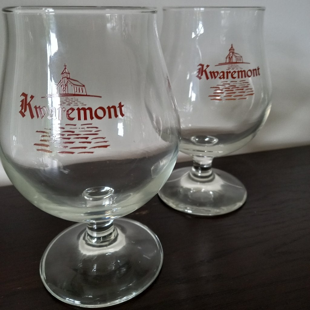Kwaremont bierglas met kassei logo ., Ophalen