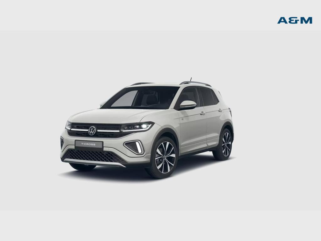 Volkswagen T-Cross T-Cross 1.0 TSI R-Line Business Premium O, Auto's, Automaat, Beige, SUV of Terreinwagen, 134 g/km