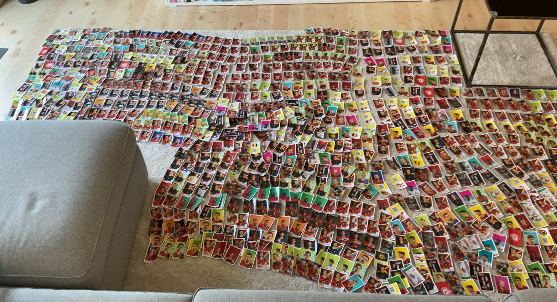 450-700 tal stickers Panini UEFA EURO 2020-collectie voetbal, Verzamelen, Ophalen, Zo goed als nieuw