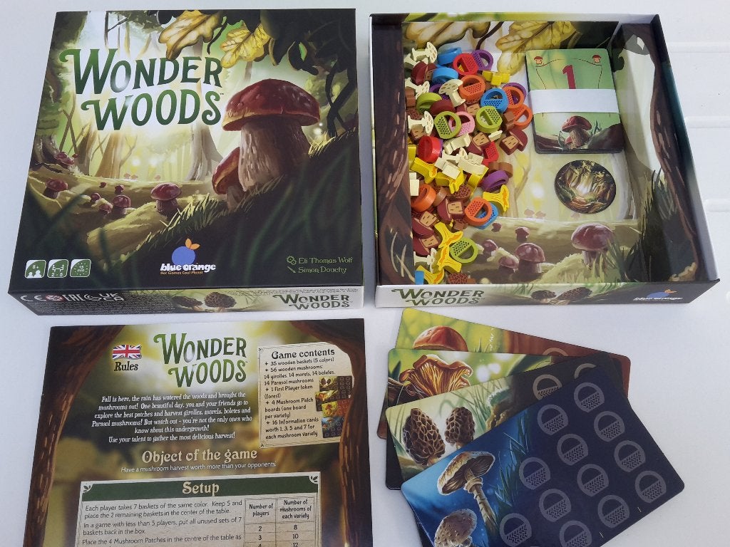 Nieuw spel Wonder Woods, 2-5 sp., 8+, eco, + 1 gratis promo, Ophalen of Verzenden, Nieuw, Blue orange