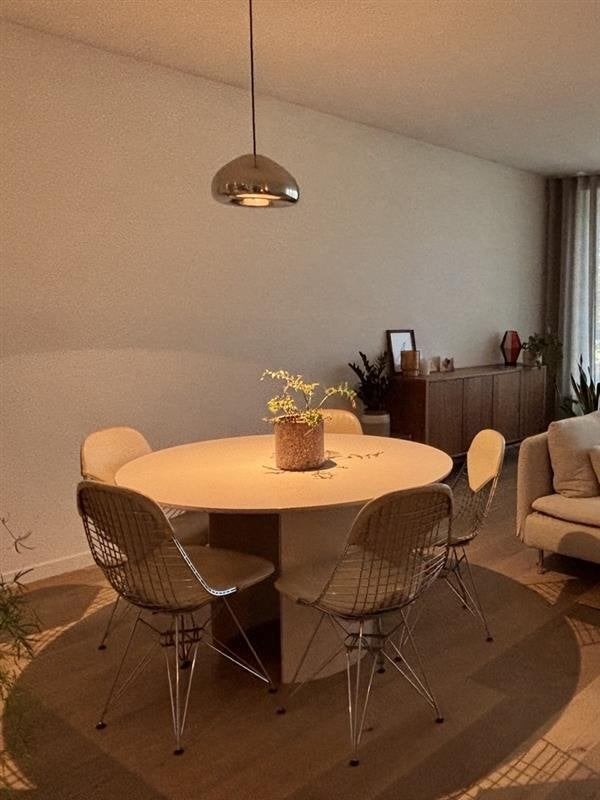 FEST plateau tafel, 100 à 150 cm, Quatre personnes, Rond, Chêne