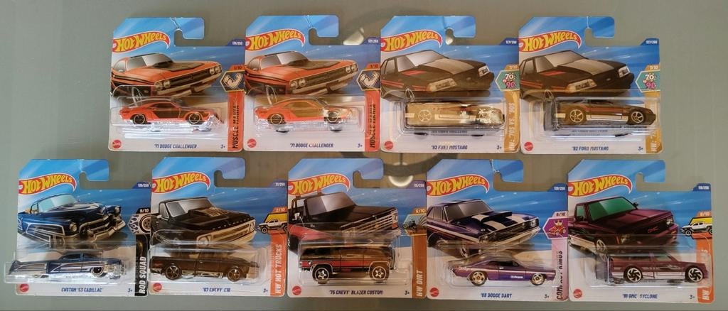 Set van 9 Hot Wheels, Ophalen of Verzenden