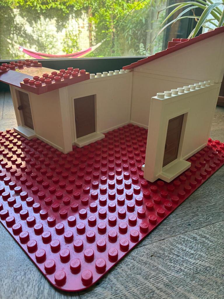 Duplo huis met bouwplaat, Ophalen, Zo goed als nieuw