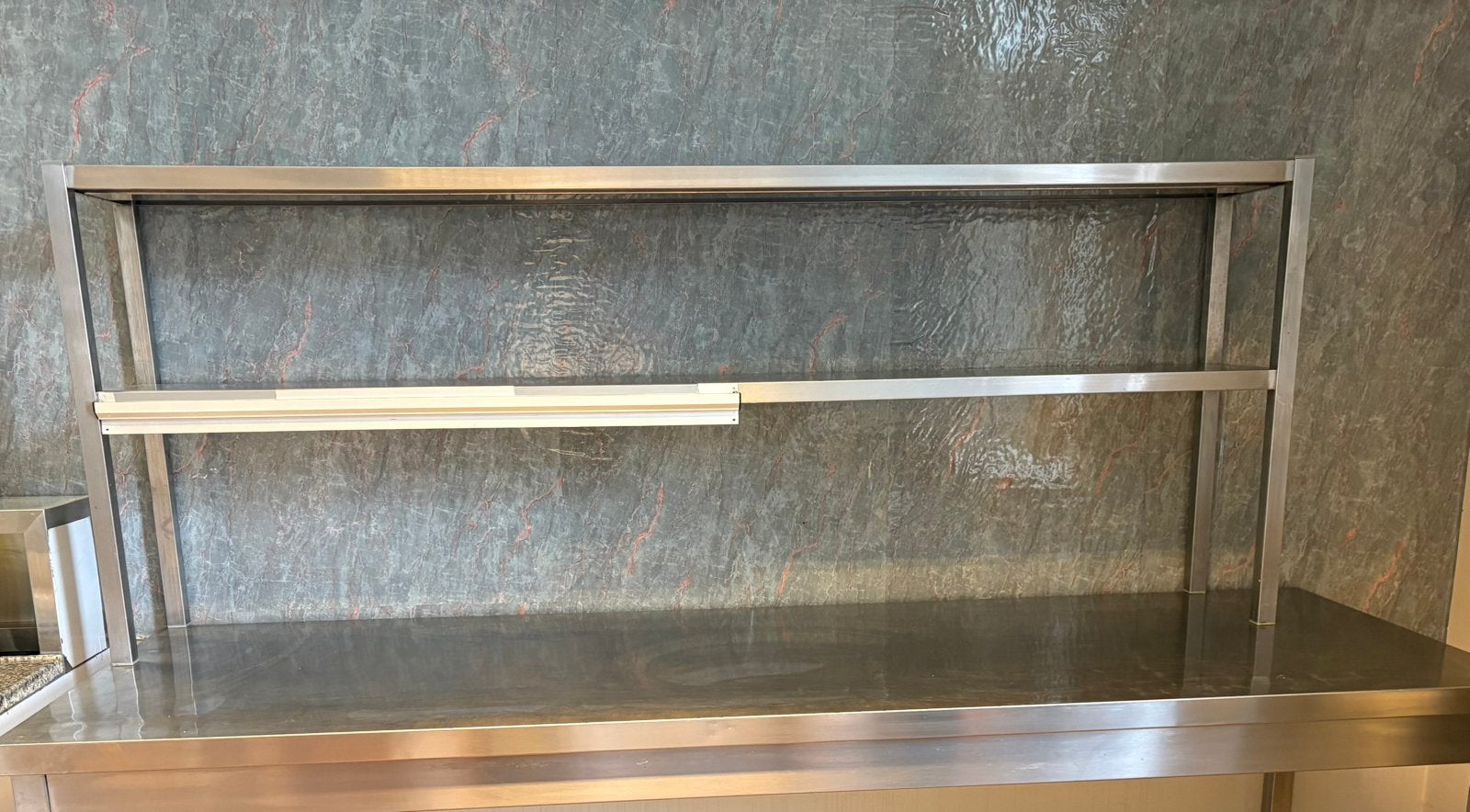 RVS Opbouwschap / Bovenrek – 180  30  70 cm, Zakelijke goederen, Ophalen, Gebruikt, Inox Meubilair