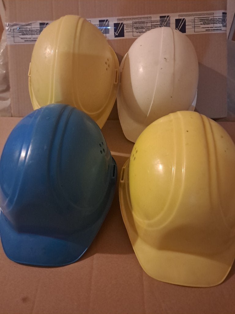 Des Casques de sécurité professionnels de chantier ventilés., Doe-het-zelf en Bouw, Veiligheidshelmen, Ophalen