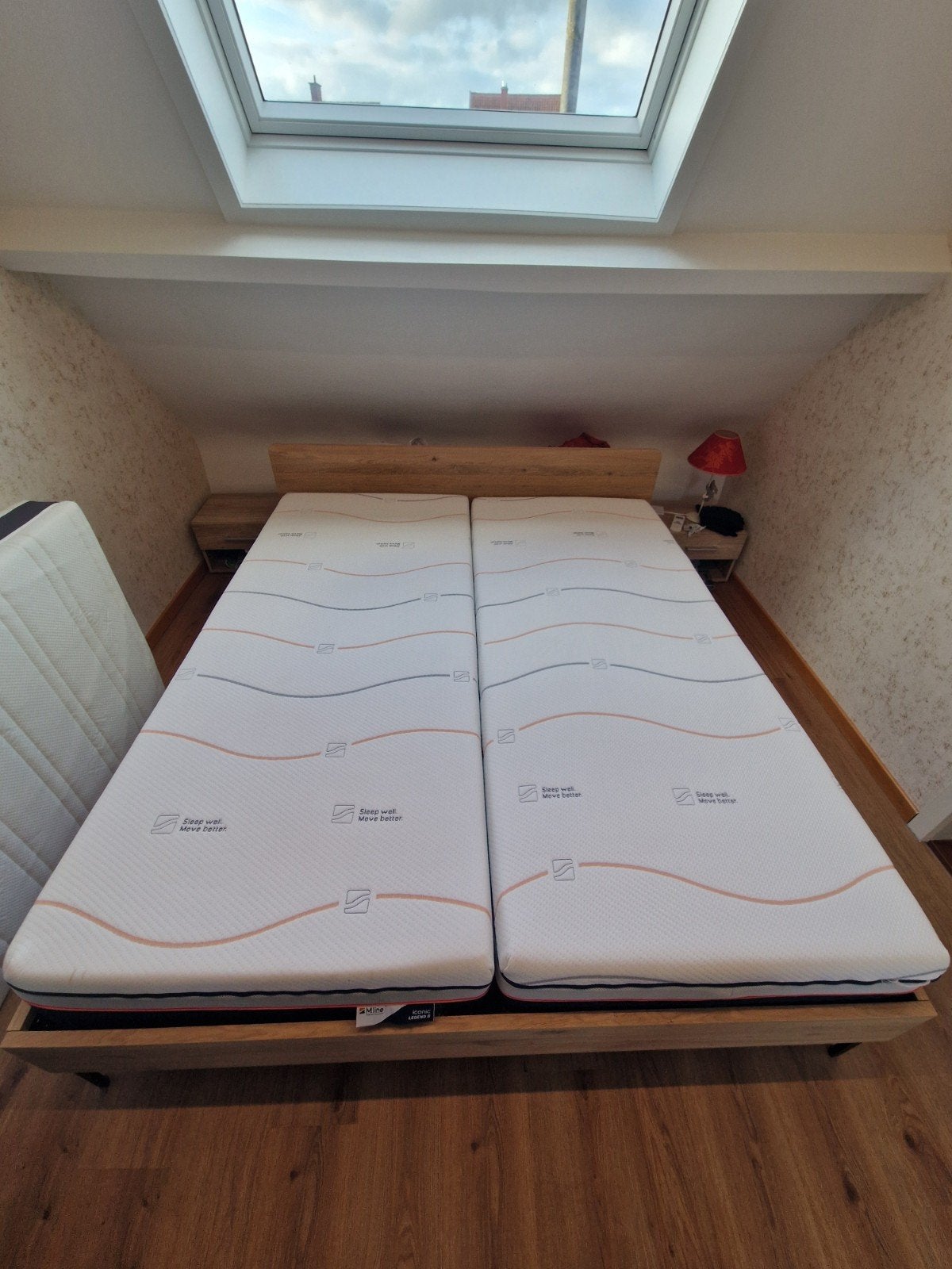 2 matrassen M-line iconic legend 7 en 8, Huis en Inrichting, Ophalen, 90 cm, 210 cm, Zo goed als nieuw