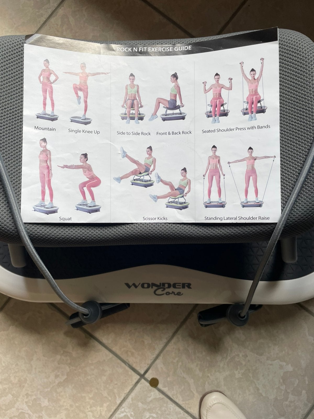 Plateforme fitness vibrante,, Sports & Fitness, Appareils de fitness, Aluminium, Comme neuf, Enlèvement, Plaque vibrante