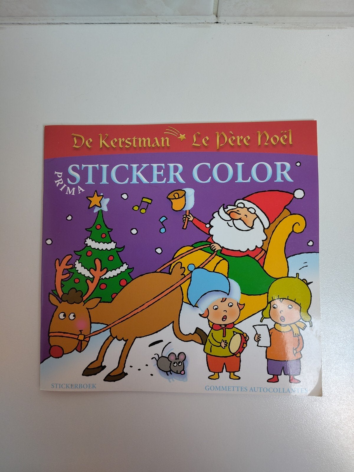 Autocollant et livre de coloriage Sinterklaas, neuf, dès l'â, Enlèvement ou Envoi, Neuf, Découverte