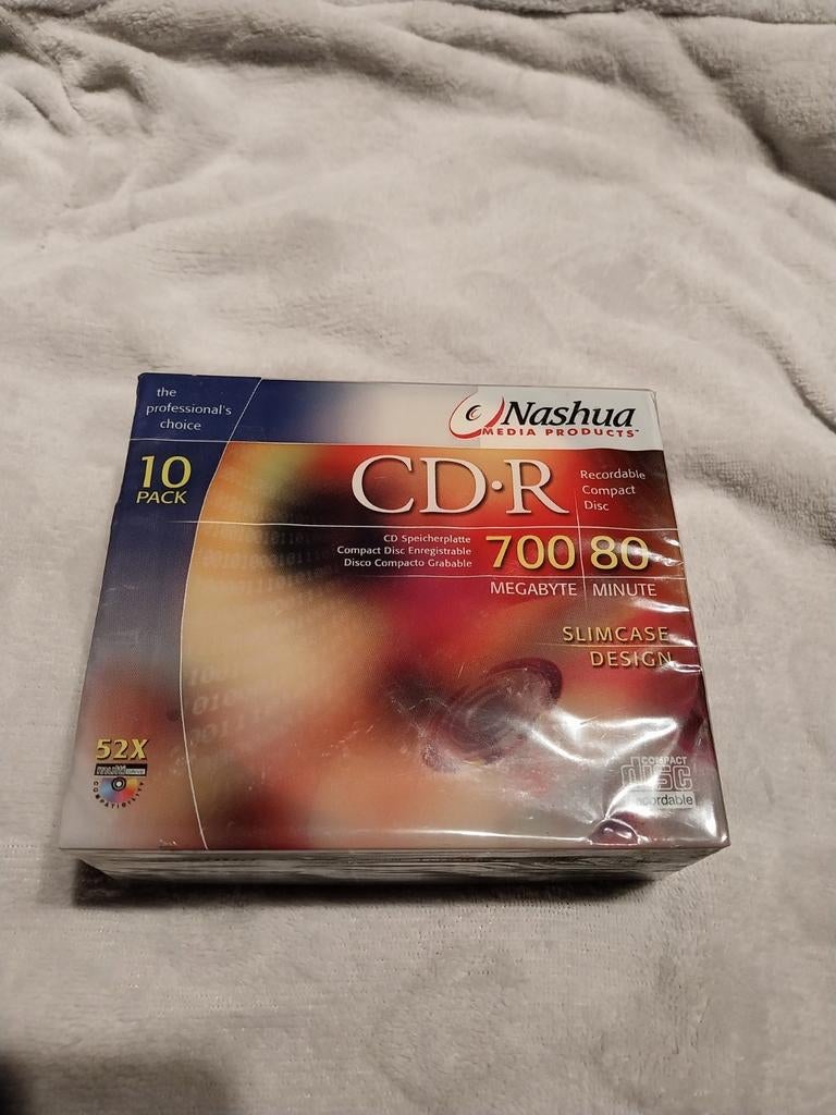 Pakket, 10 st. Beschrijfbare discs., Ophalen, Nieuw, Cd, Herschrijfbaar