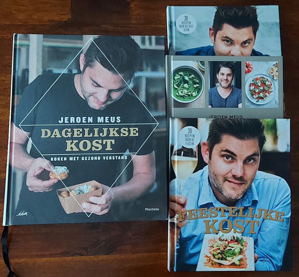 Jeroen Meus 4 boeken voor 20€, Ophalen, Voorgerechten en Soepen, Jeroen Meus, Zo goed als nieuw