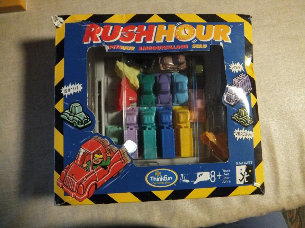 Rushhour thinkfun, Hobby en Vrije tijd, Een of twee spelers, Ophalen of Verzenden, Gebruikt