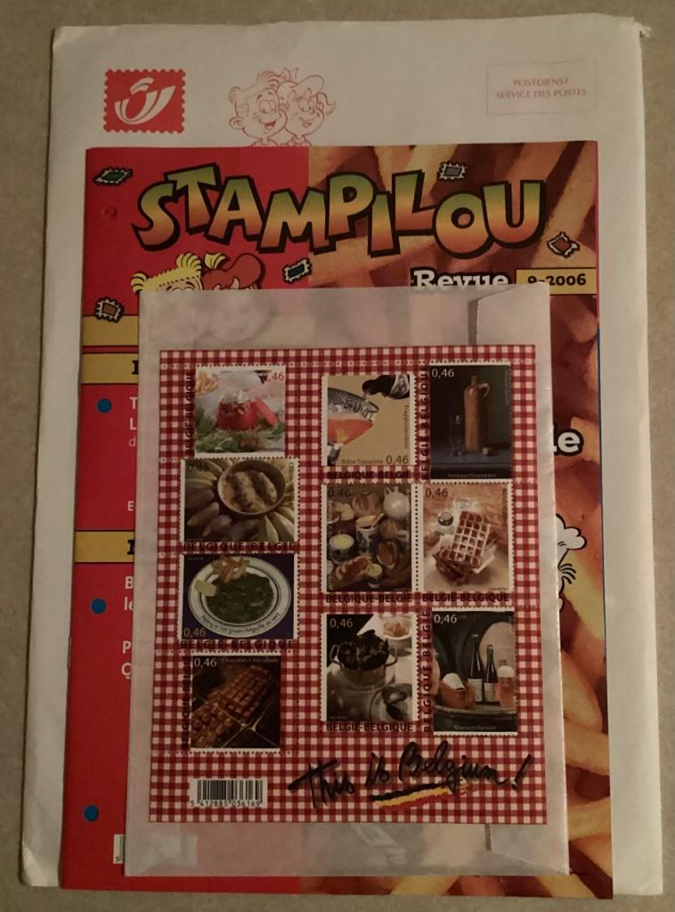 Timbres « This is Belgium » avec Revue Stampilou 9-2006, Ophalen of Verzenden, Postfris, Overige thema's