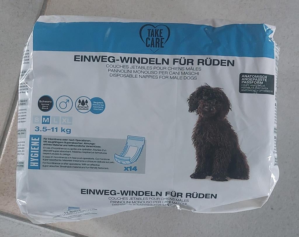Zelfklevende luiers voor mannelijke hondjes, Dieren en Toebehoren, Honden-accessoires, Ophalen