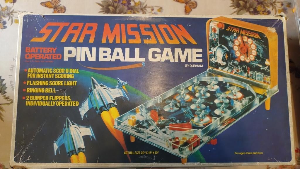 star mission pin ball game durham  +-1978, Verzamelen, Ophalen of Verzenden, Gebruikt, Flipperkast