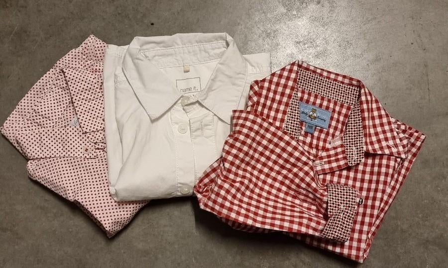 3 hemden koopje, Kinderen en Baby's, Overhemd of Blouse, Ophalen of Verzenden, Zo goed als nieuw, Blue Bay