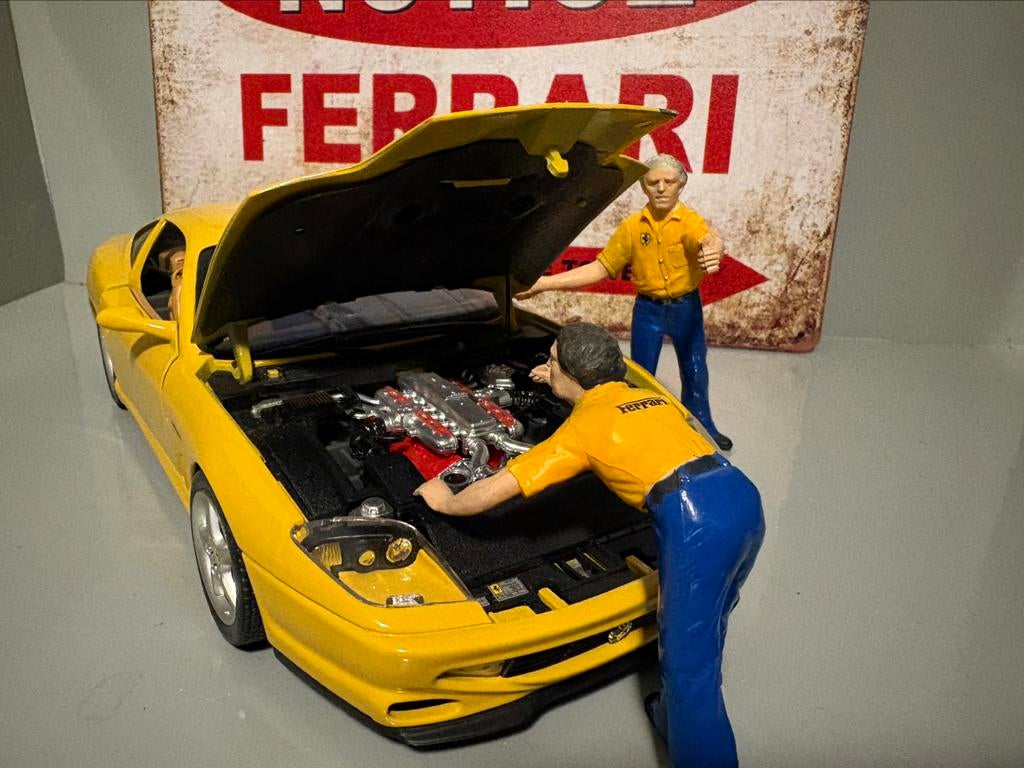 Ferrari 550 Maranello, Enlèvement, Comme neuf, Burago
