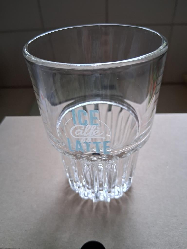6 glazen Ice caffe latte nieuw, Verzamelen, Ophalen of Verzenden