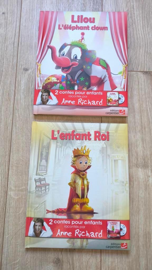 Lot de deux livres audio avec CD, Ophalen, Cd, Kind