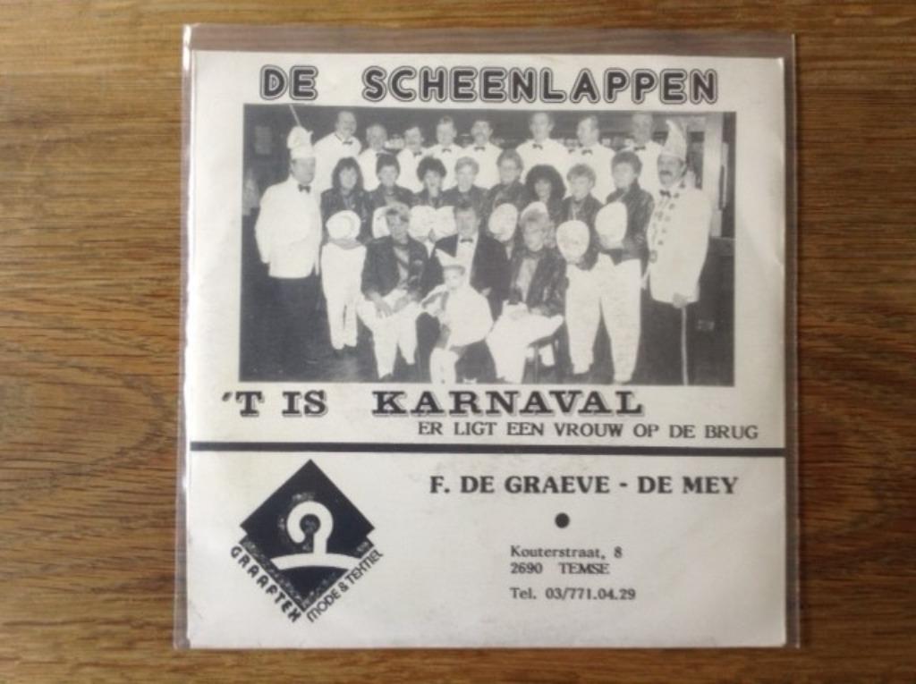 single de scheenlappen, Ophalen of Verzenden, 7 inch, Nederlandstalig, Single