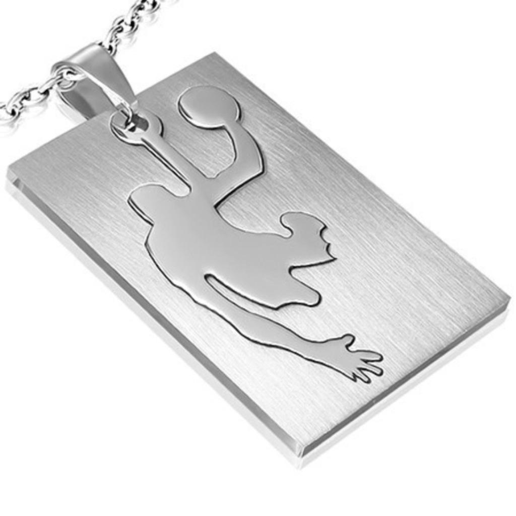 Pendentif en acier pour les vrais passionnés de basket - Sla, Enlèvement ou Envoi, Neuf