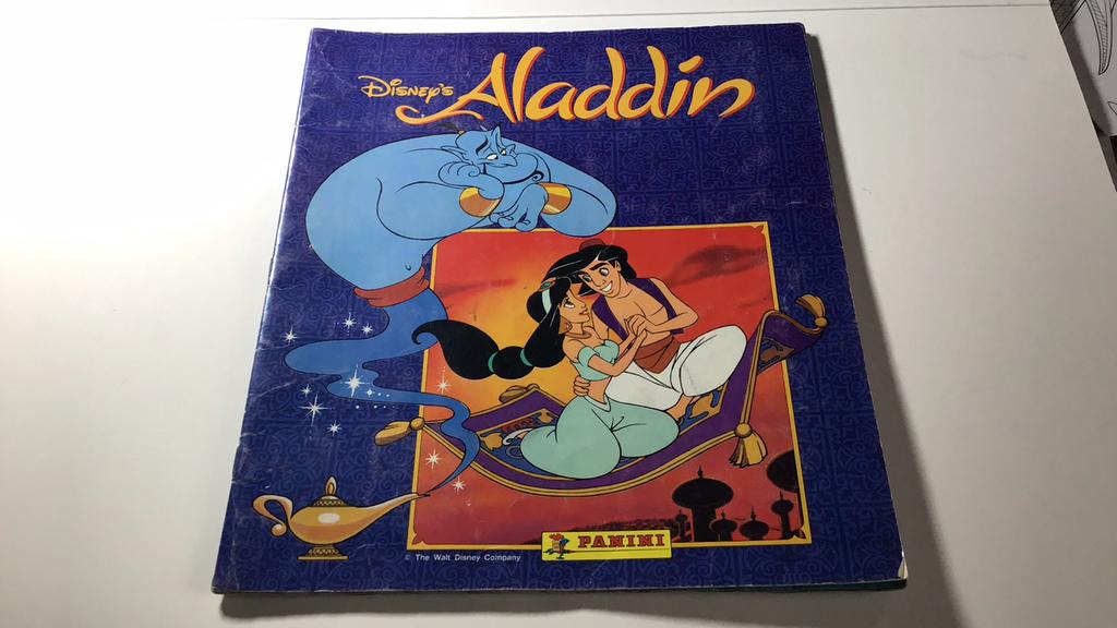 Panini aladdin(+), Ophalen of Verzenden, Gelezen, Plaatjesalbum