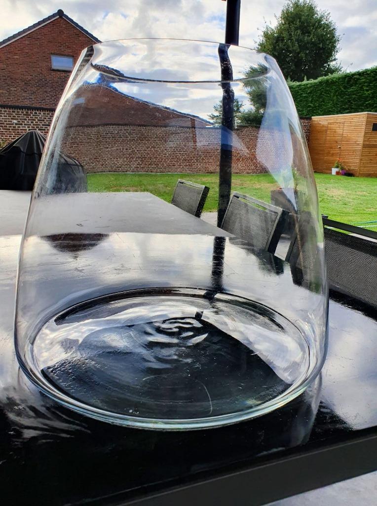 glazen megavaas in  dik glas, Ophalen, Nieuw, Overige kleuren, Glas