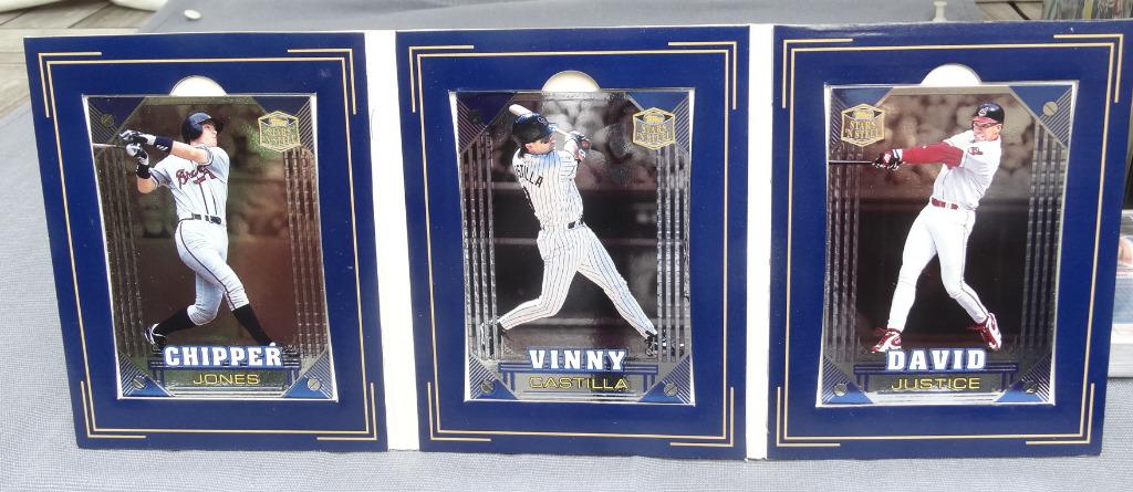 Topps '98 MLB Metal cards - Stars 'n Steel  21 - 22 - 8, Ophalen of Verzenden, Nieuw, Honkbal, Overige typen