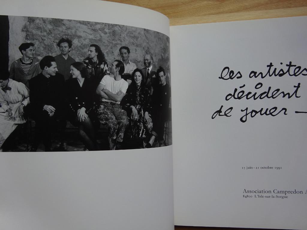 Les artistes décident de jouer, 1991, Campredon,, Ophalen of Verzenden, Zo goed als nieuw, Schilder- en Tekenkunst