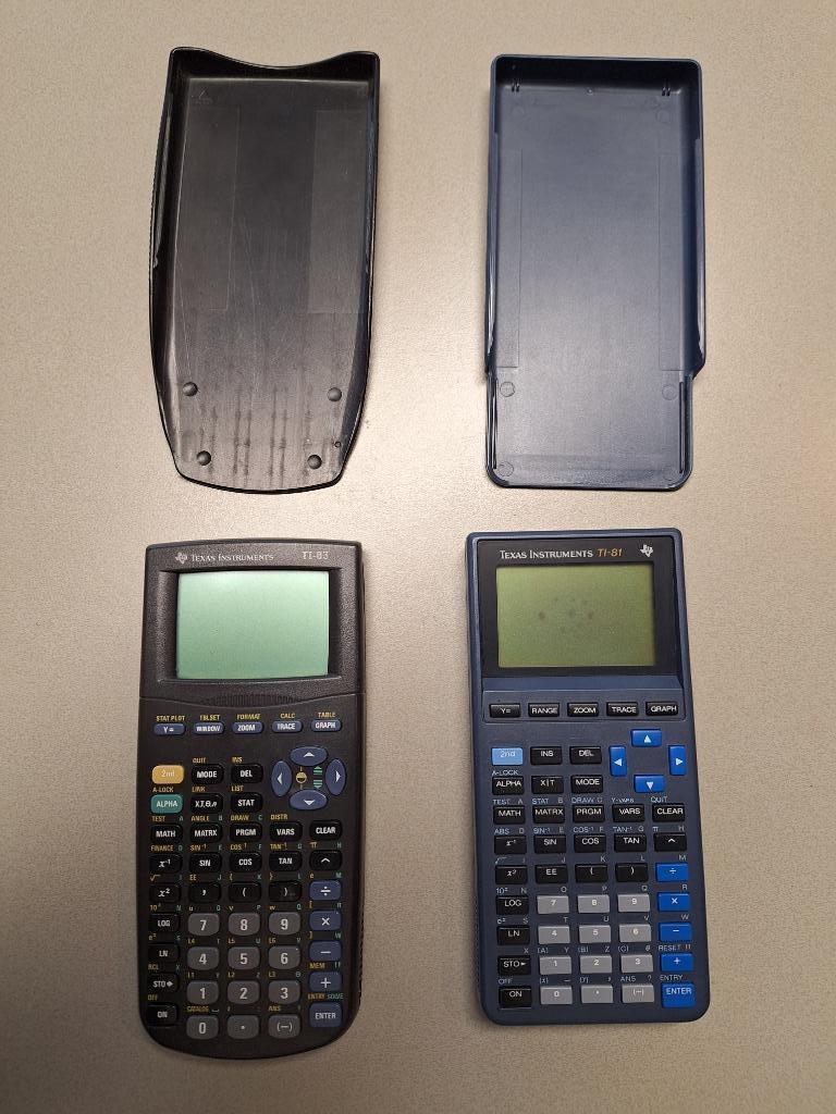 Texas Instruments Grafische Rekenmachines per stuk TI81 TI83, Diversen, Rekenmachines, Ophalen of Verzenden, Gebruikt