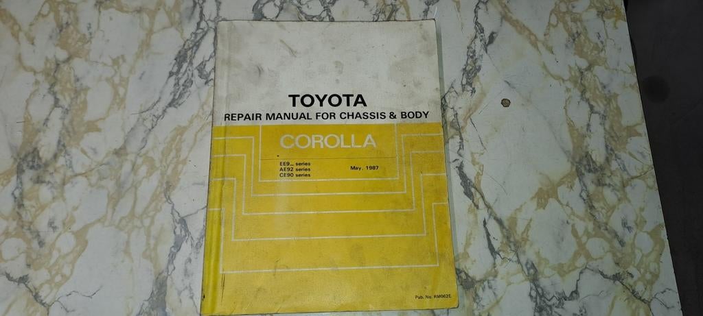 Yoyota repair manuel EE9,AE92,CE90, Ophalen of Verzenden, Zo goed als nieuw, Toyota