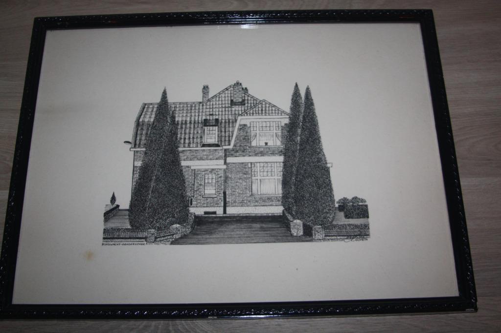 Originele Pentekening Rijkswacht - Dendermonde 01/09/76, Enlèvement ou Envoi