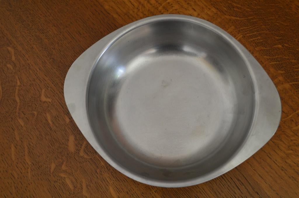 Inox ronde kom diameter 18 cm, Overige materialen, Gebruikt, Schaal, Rond
