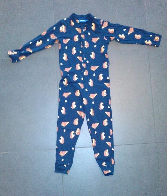 Katoenen onesie met beren someone, maat 122, Nacht- of Onderkleding, Jongen of Meisje, Ophalen of Verzenden, Zo goed als nieuw