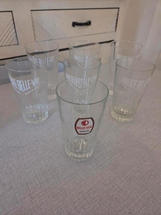 11 x Geuze Belle-Vue, divers., Collections, Enlèvement ou Envoi, Neuf, Verre à bière