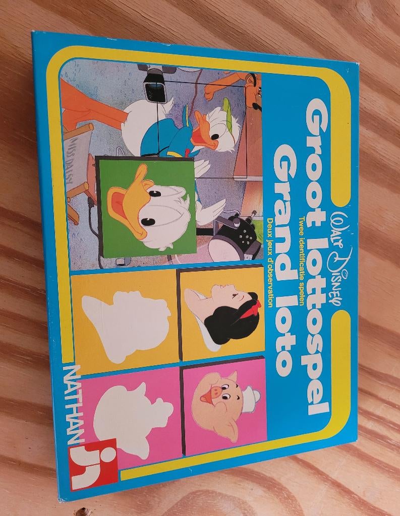 Grote Walt Disney lotto, Hobby & Loisirs créatifs, Enlèvement ou Envoi, Utilisé, Jeux nathan