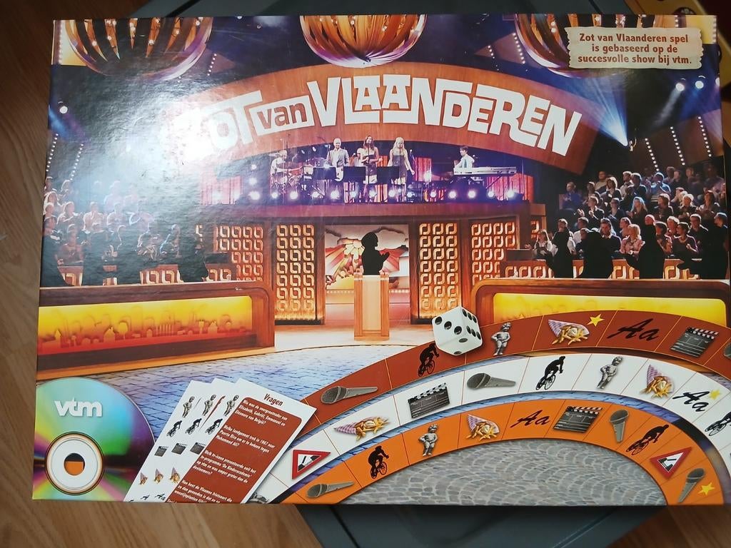 Gezelschapspel zot van vlaanderen, Ophalen of Verzenden, Zo goed als nieuw