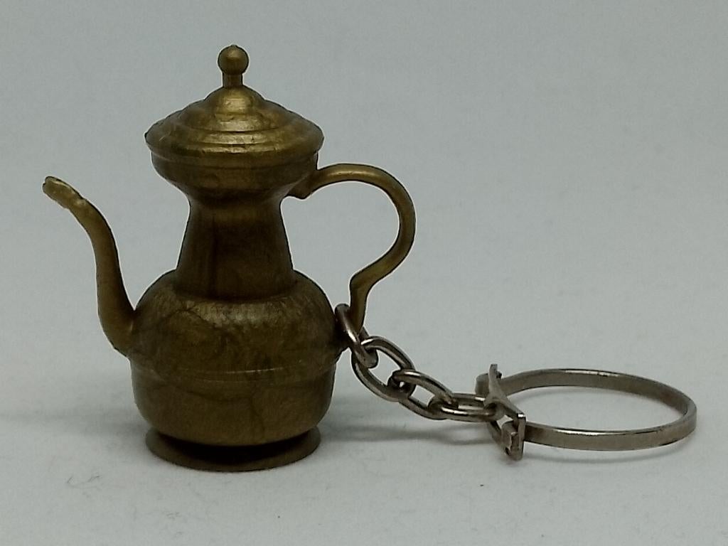 Vintage Sleutelhanger Mini Theepot (Retro Stijl), Ophalen of Verzenden, Gebruikt, Overige typen