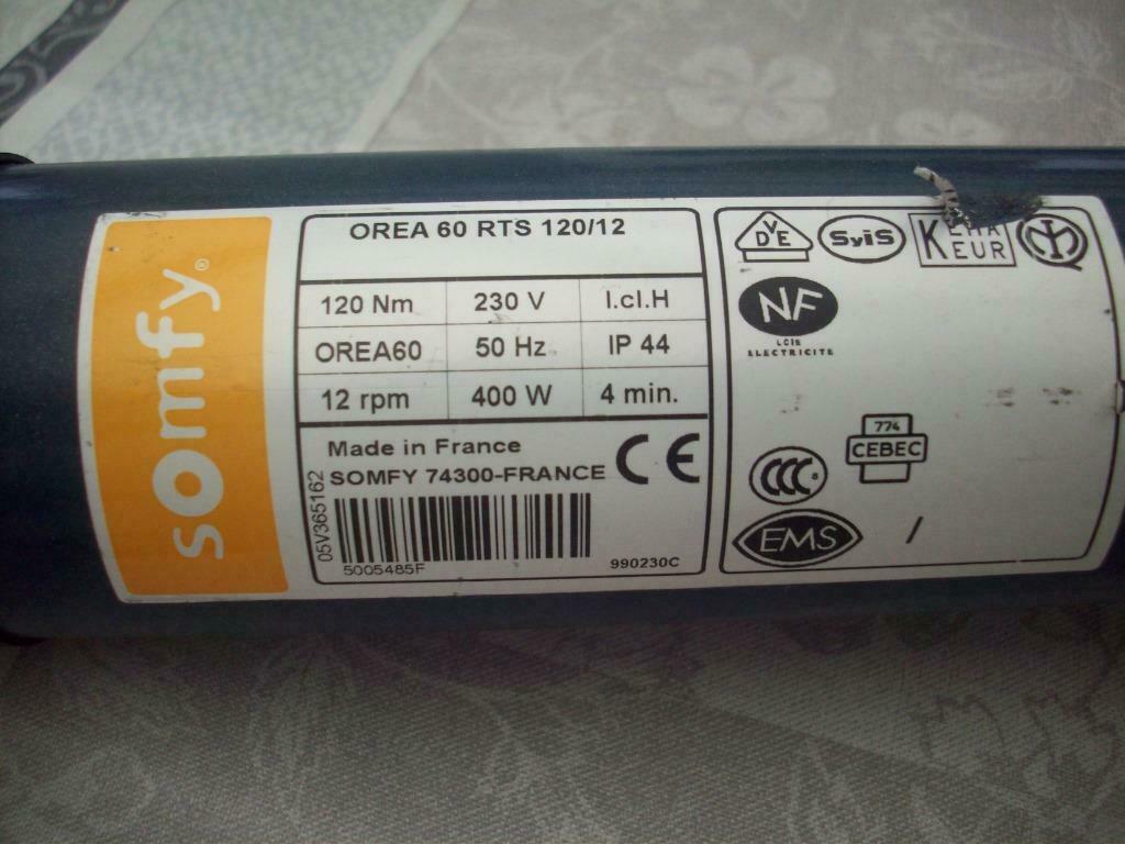 3 "SOMFY" 120 Newton-motoren, Diversen, Overige Diversen, Zo goed als nieuw, Ophalen of Verzenden