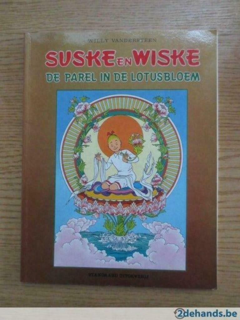 Suske en Wiske De parel in de lotusbloem (goud) 1ste druk, Boeken, Eén stripboek, Ophalen, Gelezen