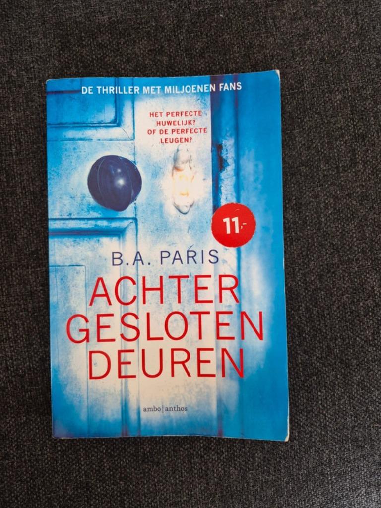 Achter gesloten deuren - B.A. Paris, Boeken, Thrillers, Gelezen, Ophalen of Verzenden