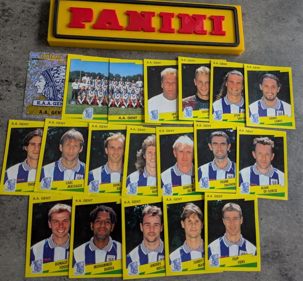 AUTOCOLLANTS PANINI FOOTBALL 98 19 1998 AA GENT  FOOT, Enlèvement ou Envoi, Neuf