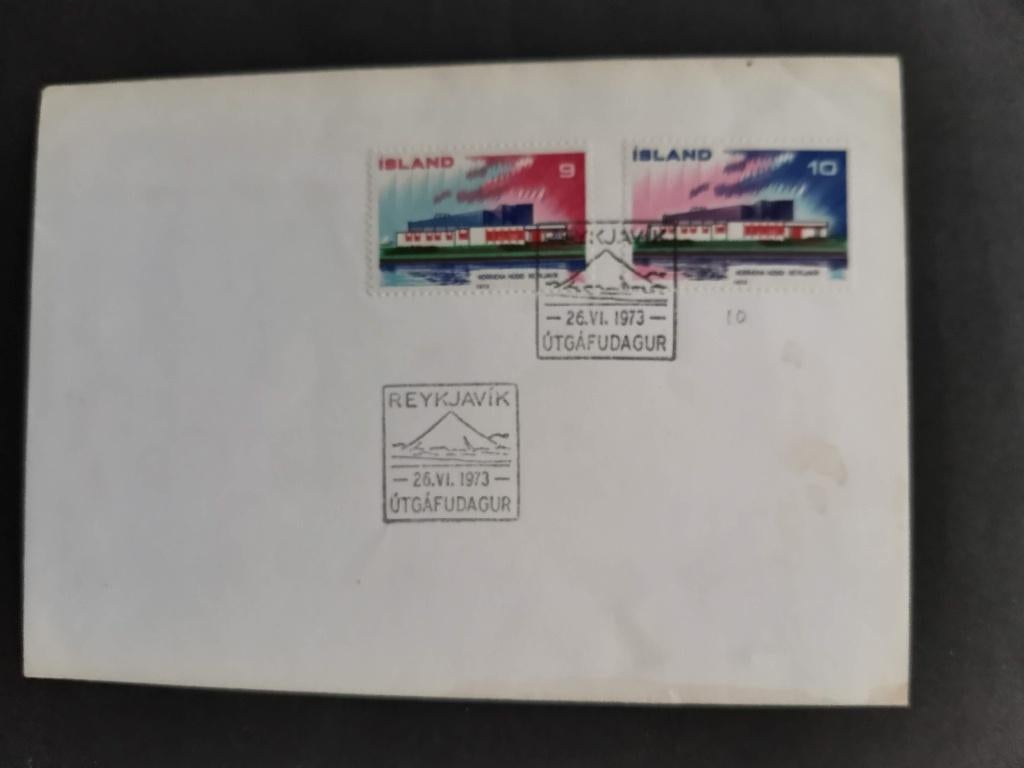 Islande 1973 - FDC - Maison nordique à Reykjavik, Enlèvement ou Envoi, Affranchi