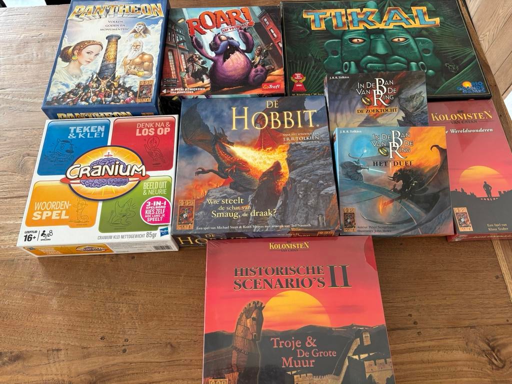 9 spellen, meeste ongebruikt., Ophalen, Zo goed als nieuw