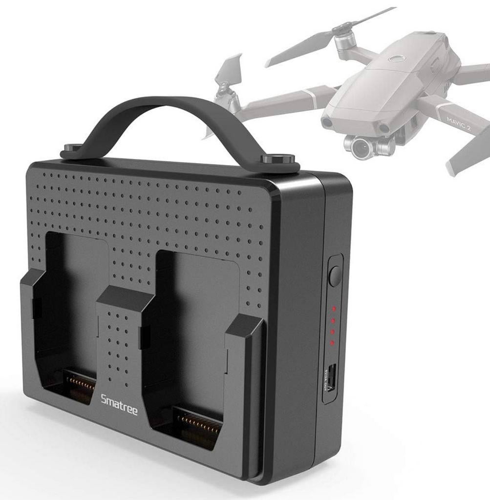 Smatree draagbaar laad station voor dji mavic 2 (pro/zoom), Ophalen of Verzenden, Zo goed als nieuw