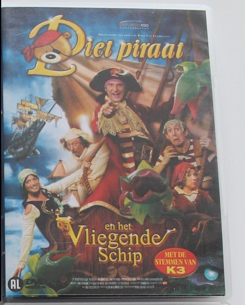 DVD Piet Piraat en het vliegende schip, Ophalen of Verzenden, Gebruikt