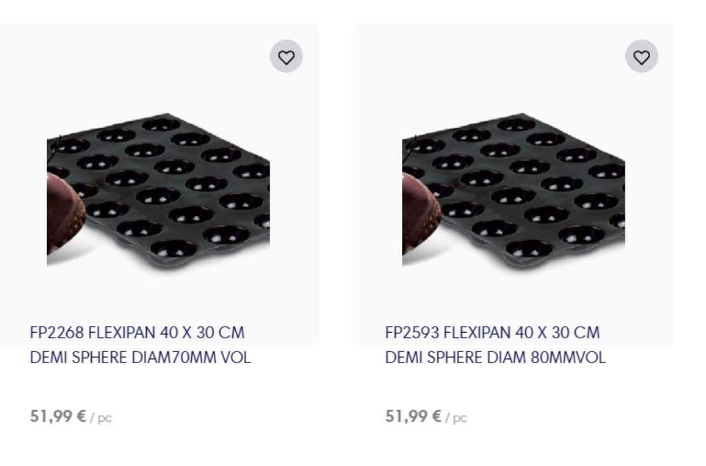 Moule en FLEXIPLAN Silicone / moule métal 6 cakes -1silicone, Ophalen of Verzenden, Zo goed als nieuw