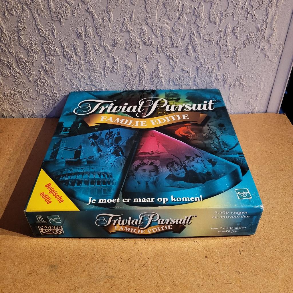 Trivial Pursuit familie-editie, Hobby en Vrije tijd, Een of twee spelers, Ophalen of Verzenden, Parker